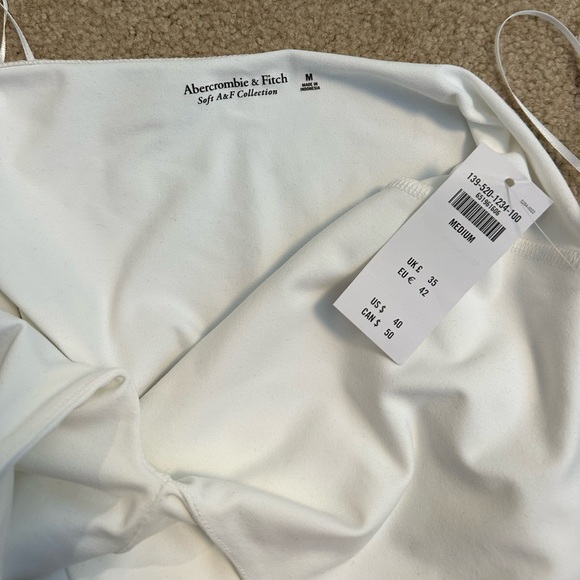 White Abercrombie Bodysuit - Picture 2 of 3
